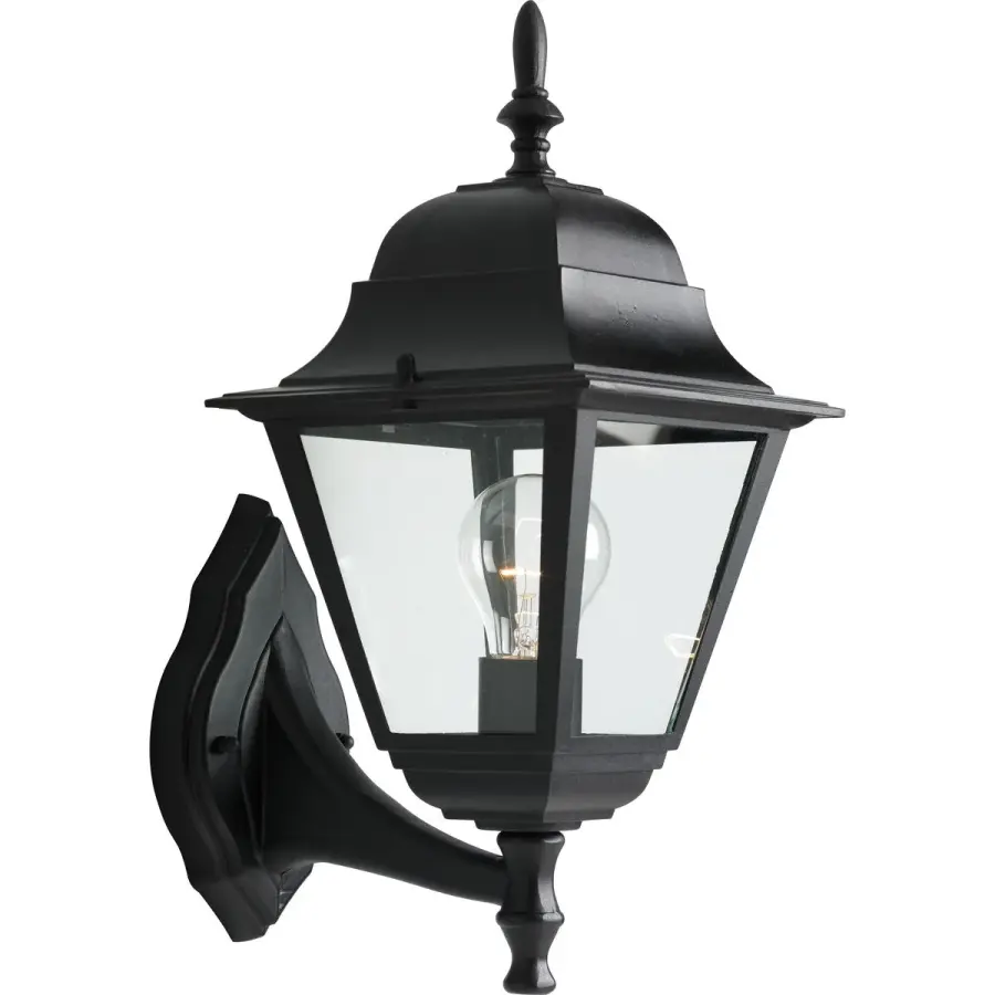 Classic Bronze Wall Lantern for Outdoor Spaces - Image 1