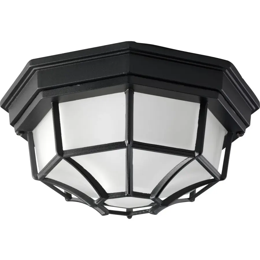 Two-Light Flushmount with Etched Glass - Image 2