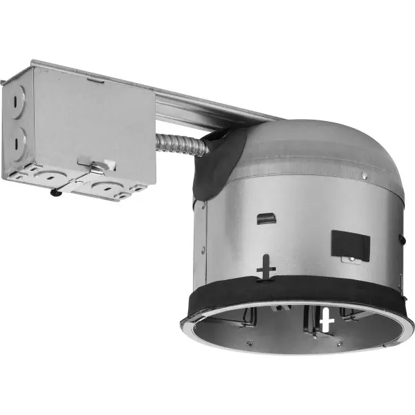 This 6-inch shallow recessed housing offers IC/Non-IC rated flexibility with air-tight construction, making it ideal for remodel projects where energy efficiency and code compliance matter.