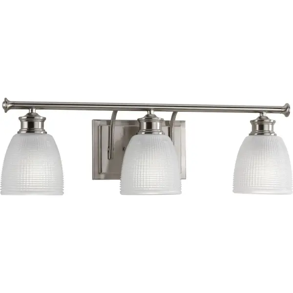 The Lucky Collection brings coastal elegance to bathroom lighting with three lights and a versatile brushed nickel finish. JA8 compliant for California energy standards, this vanity fixture balances style and functionality.