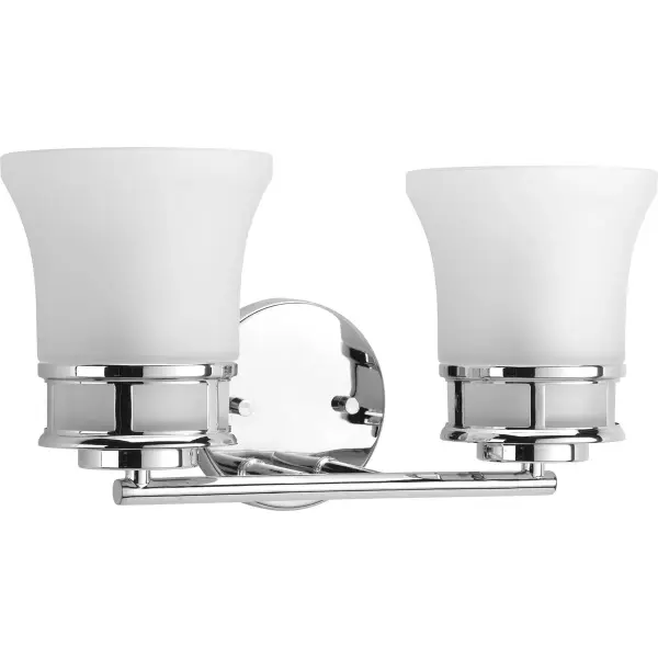 Coastal-Inspired Chrome Vanity Light with Clean, Modern Lines - Image 2