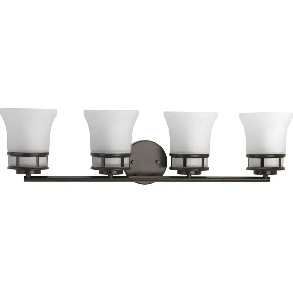Coastal-Inspired Four-Light Vanity with Polished Chrome Finish - Image 2