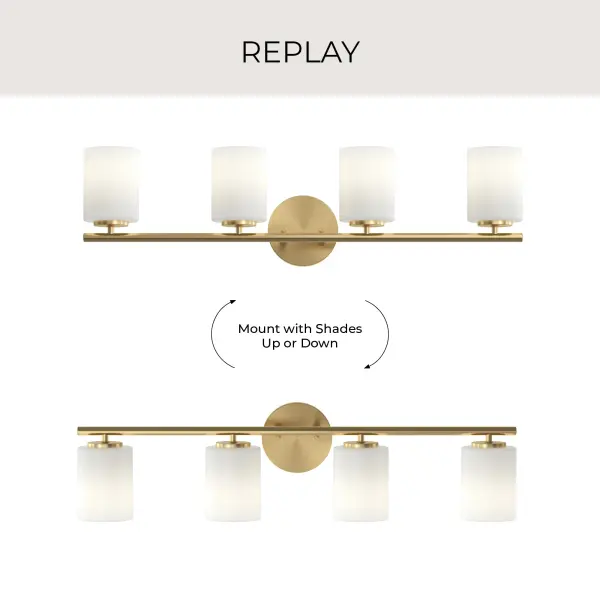Replay Collection Four-Light Bath & Vanity - Image 17