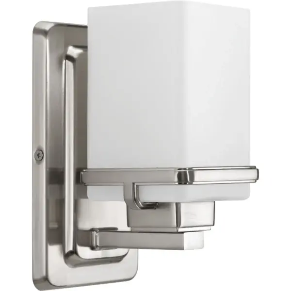 The Metric Collection brings clean, modern design to bathroom lighting with its brushed nickel finish and streamlined profile. Perfect for contemporary and coastal-inspired spaces seeking functional elegance. - alternate view