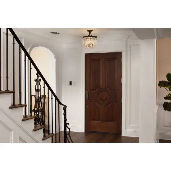 Elegant Three-Light Semi-Flush with Versatile Convertible Design - Image 3