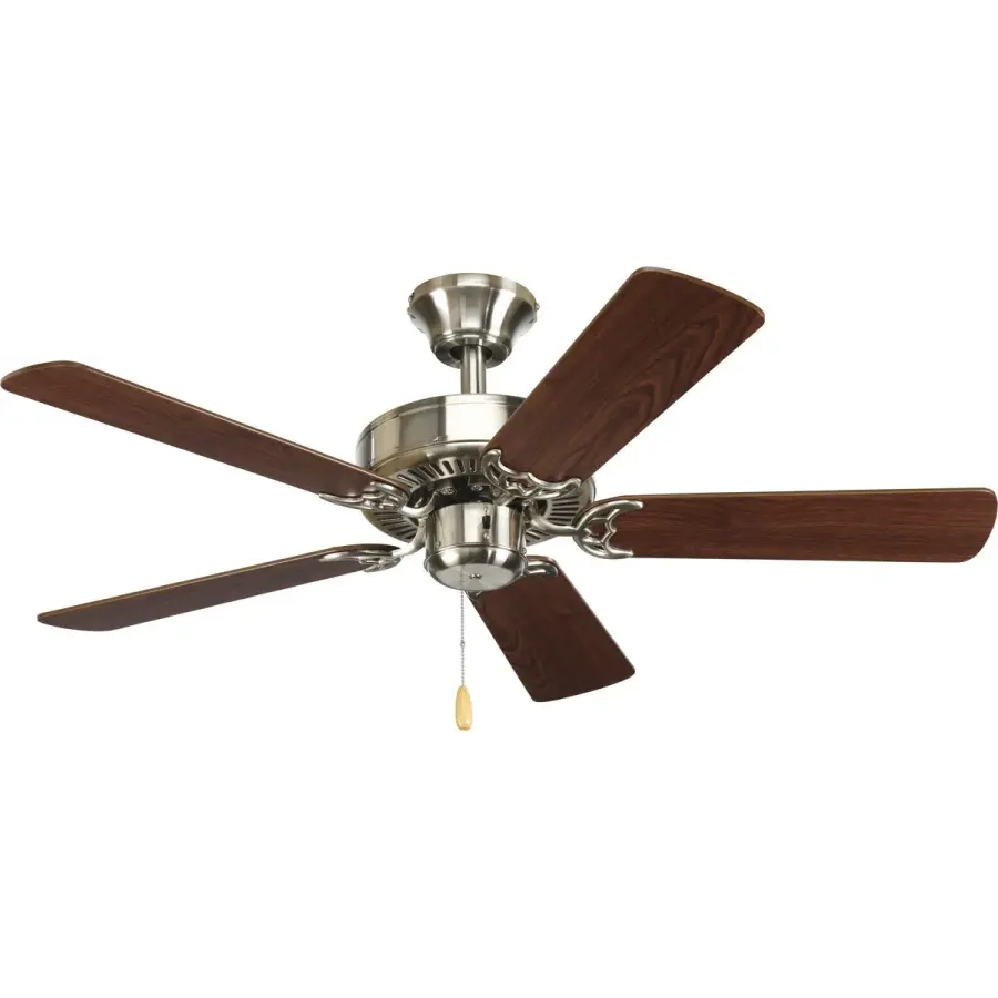 Versatile 42" Builder-Grade Fan with Modern Brushed Nickel Finish - Image 1