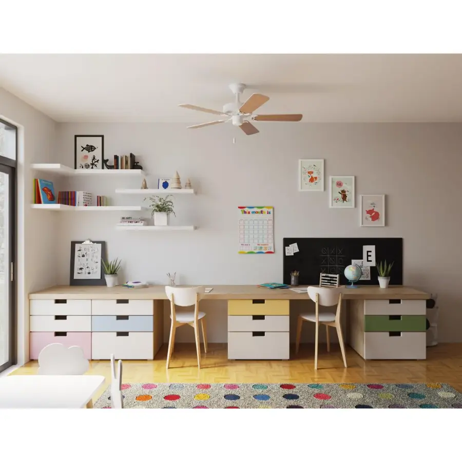 Versatile 42" Builder-Grade Fan with Modern Brushed Nickel Finish - Image 5