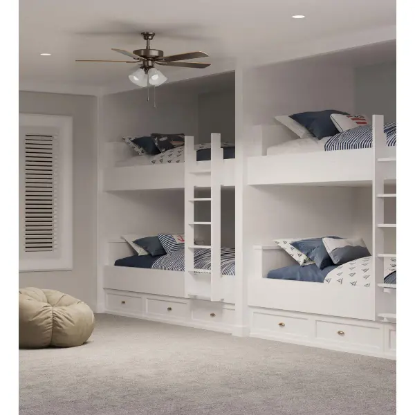 Versatile 42" Builder-Grade Fan with Modern Brushed Nickel Finish - Image 6