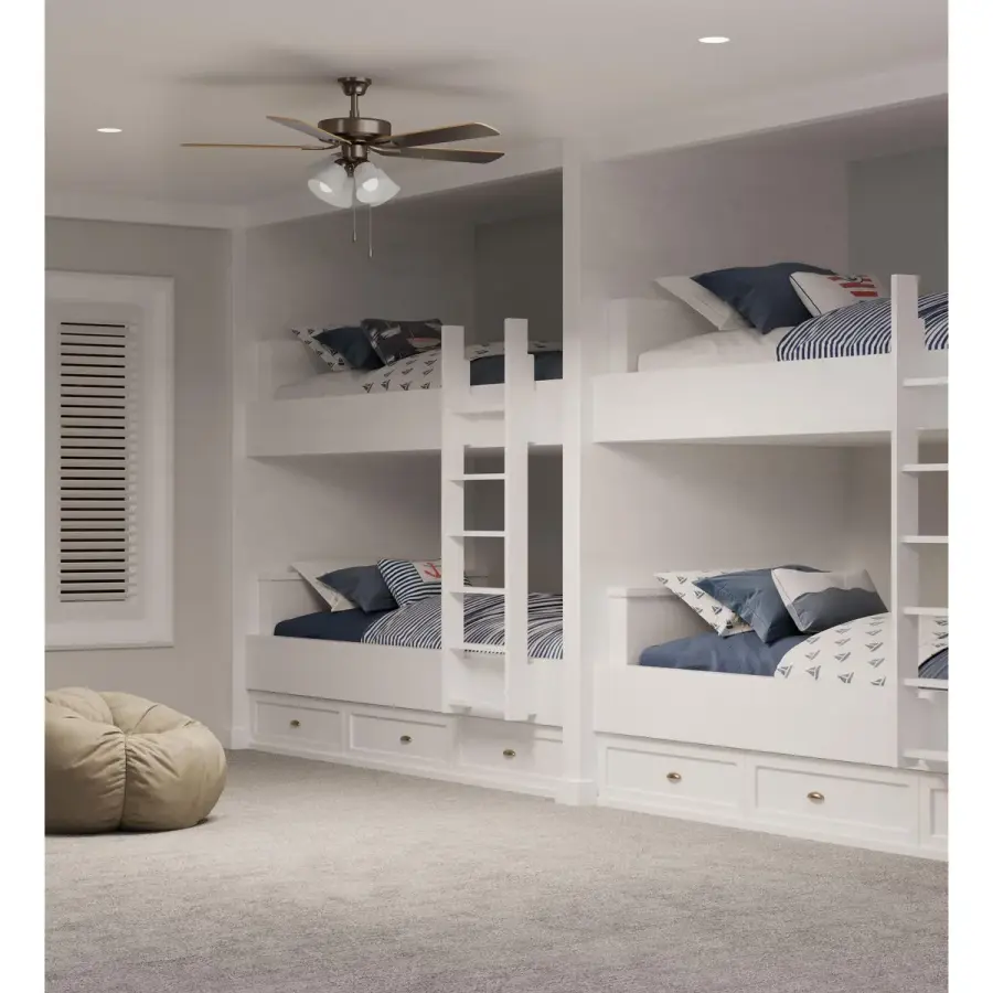 Versatile 42" Builder-Grade Fan with Modern Brushed Nickel Finish - Image 6