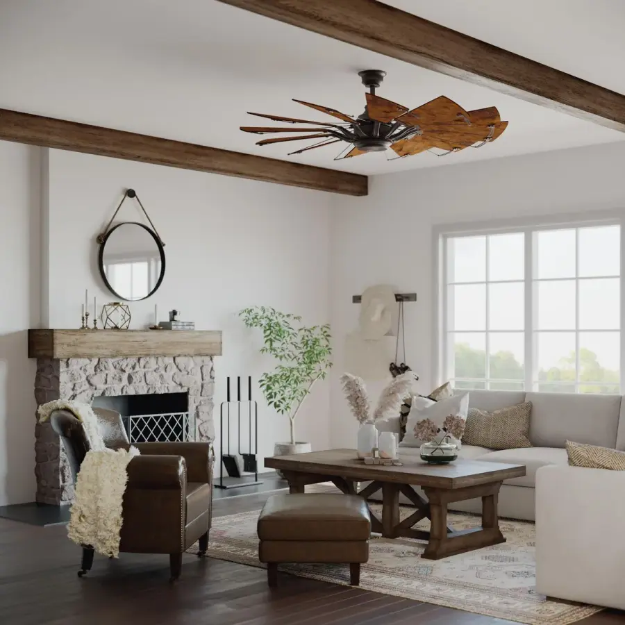 Springer Collection 60" Twelve-Blade Ceiling Fan - Image 8
