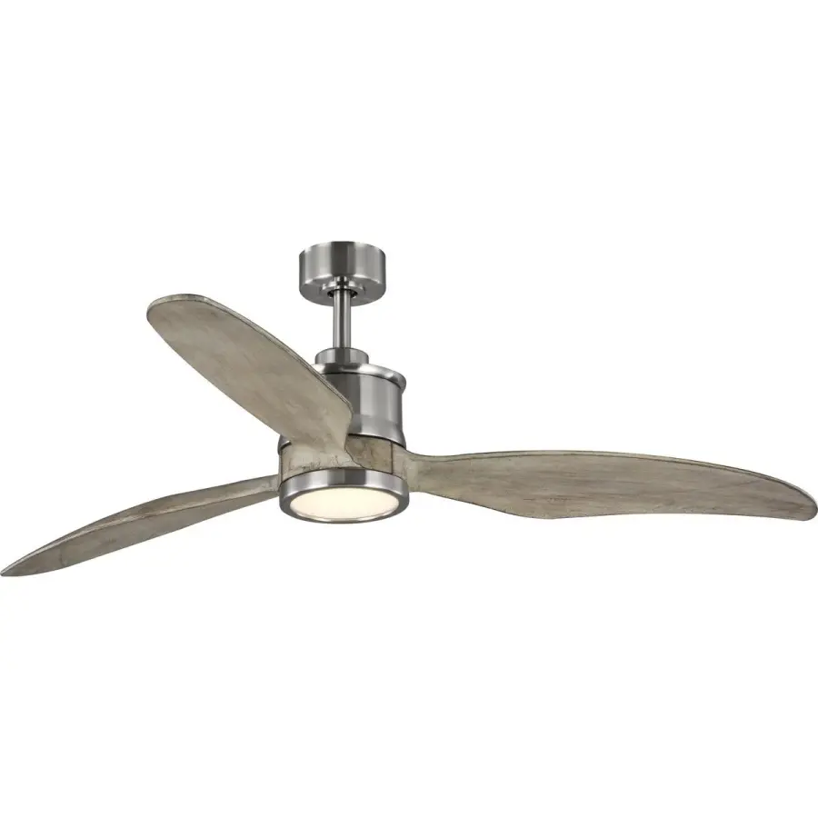 Farris 60" Three-Blade Carved Wood Ceiling Fan - Image 3
