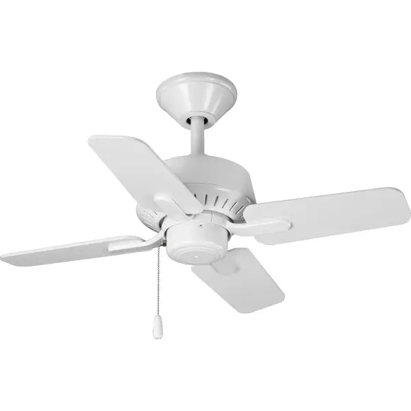 The Drift Collection ceiling fan combines clean transitional design with efficient airflow in a compact 32-inch profile. Ideal for bedrooms, offices, and cozy living spaces where full-size fans overwhelm the room. - alternate view