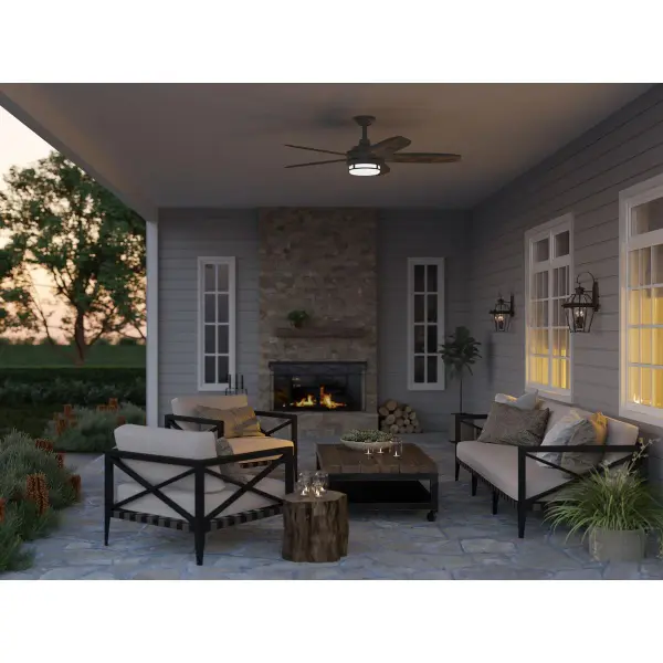 Albin 54" Indoor/Outdoor Ceiling Fan - Image 4