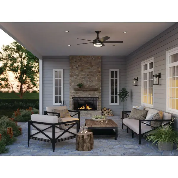 Albin 54" Indoor/Outdoor Ceiling Fan - Image 5
