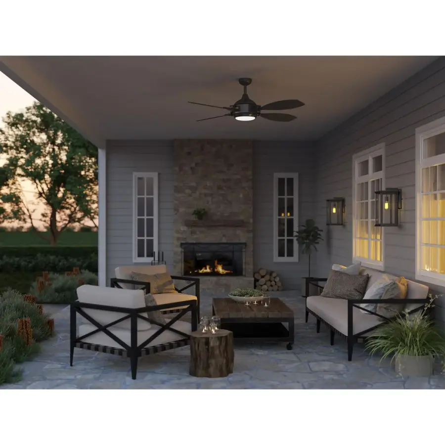 Versatile 56" Indoor/Outdoor Fan with Coastal Style - Image 4