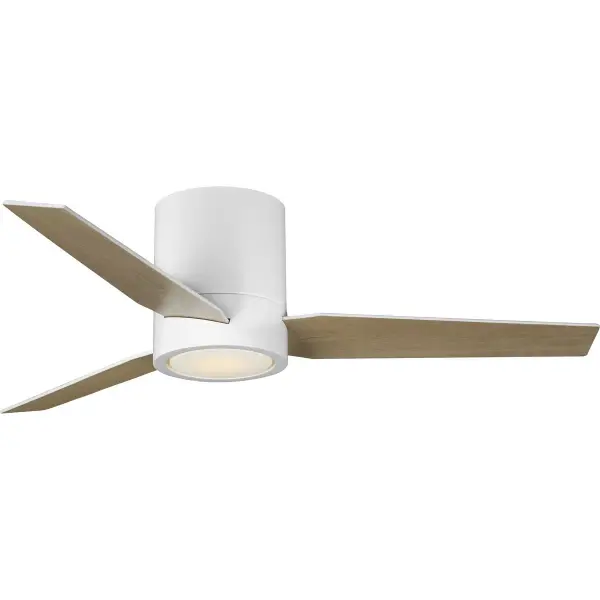 Sleek Mid-Century Modern Hugger Fan with Integrated LED Lighting - Image 3