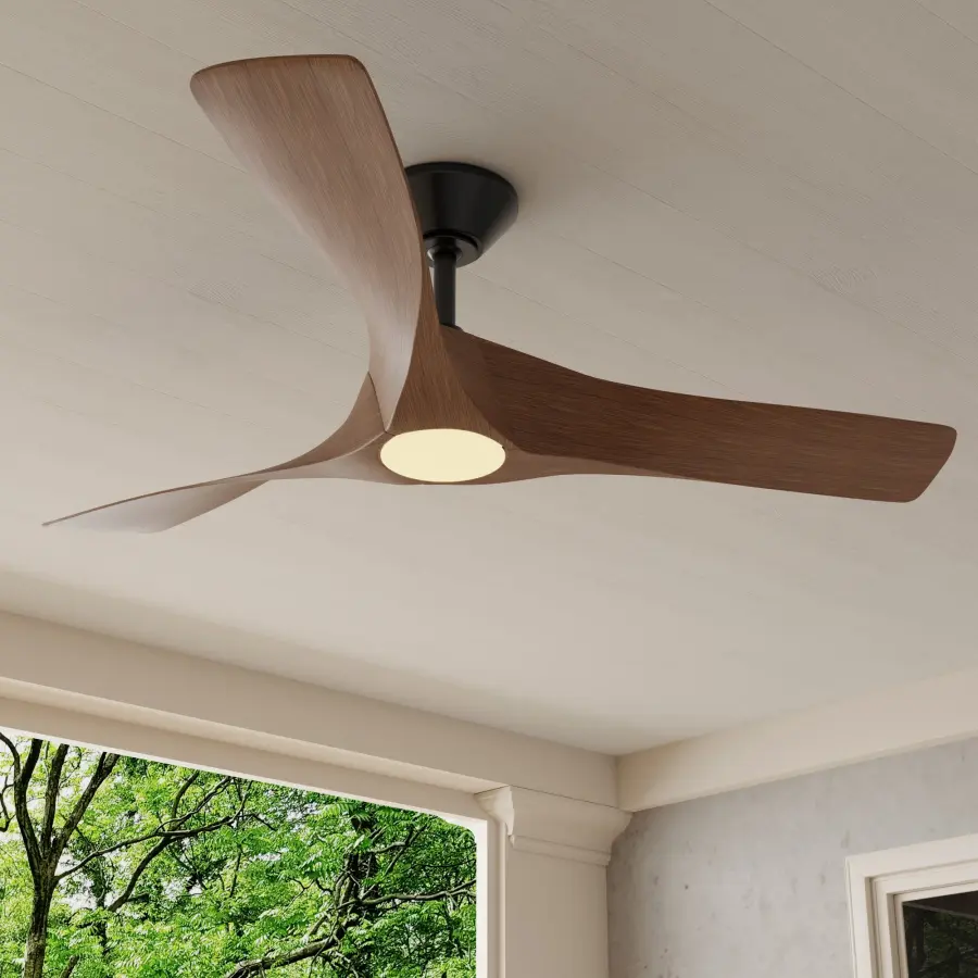 Ryne 52" 3-Blade LED Indoor/Outdoor DC Ceiling Fan - Image 2
