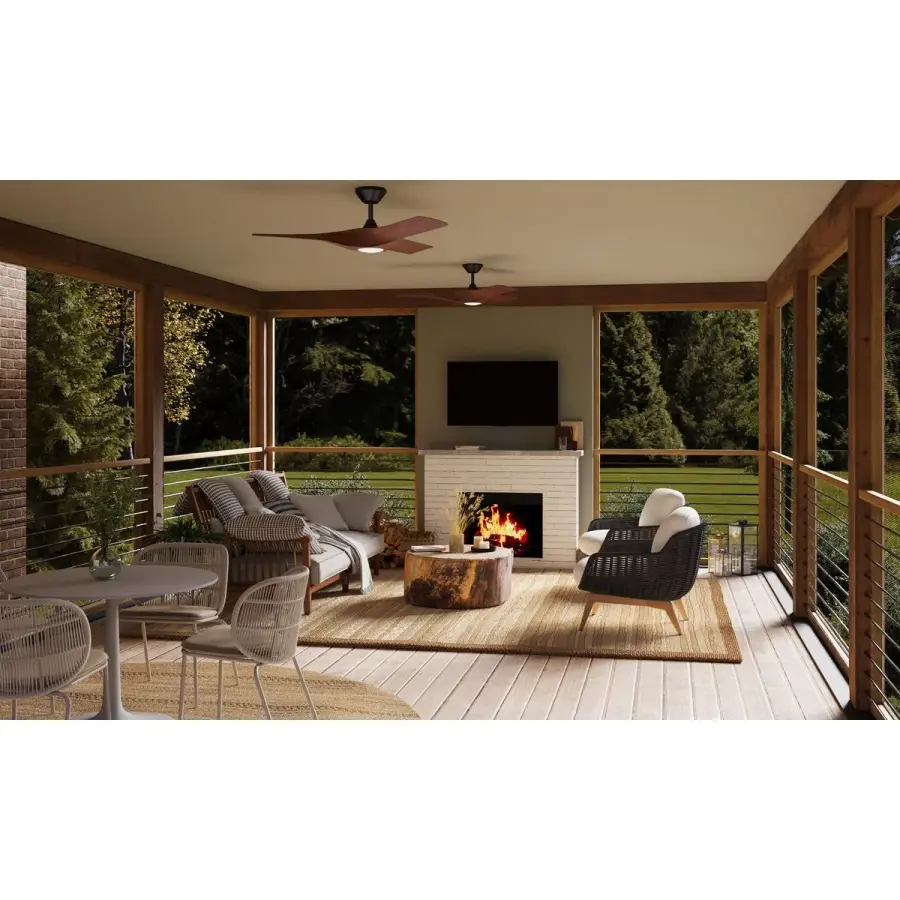 Ryne 52" 3-Blade LED Indoor/Outdoor DC Ceiling Fan - Image 8