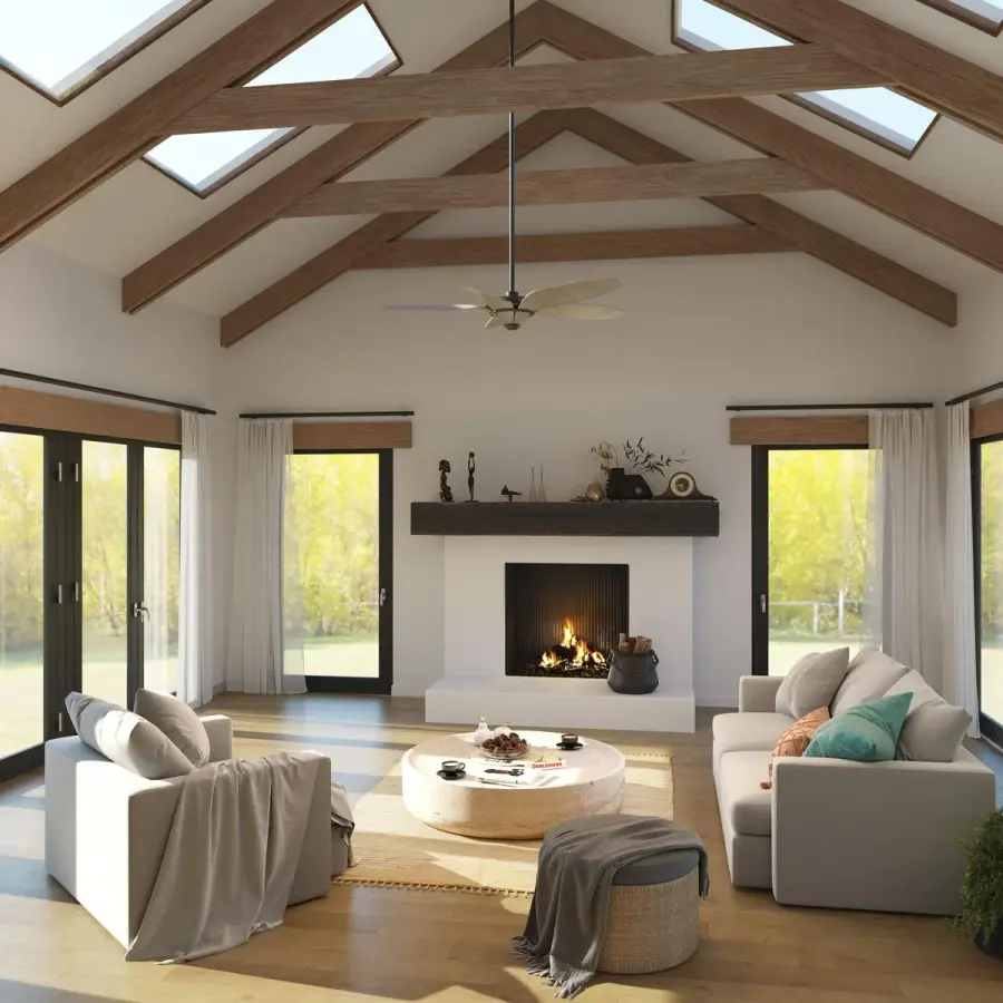 Mesilla 60" Five-Blade Indoor/Outdoor DC Ceiling Fan - Image 4