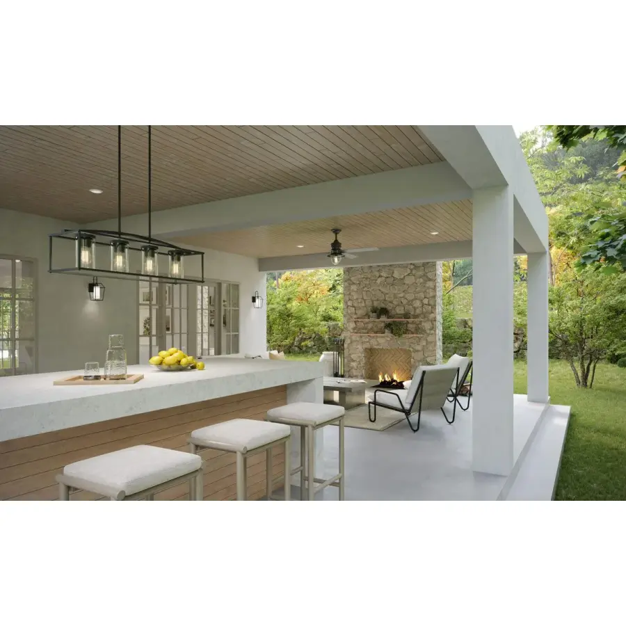 Gillen 56" 4-Blade LED Indoor/Outdoor Ceiling Fan with Light Kit - Image 7