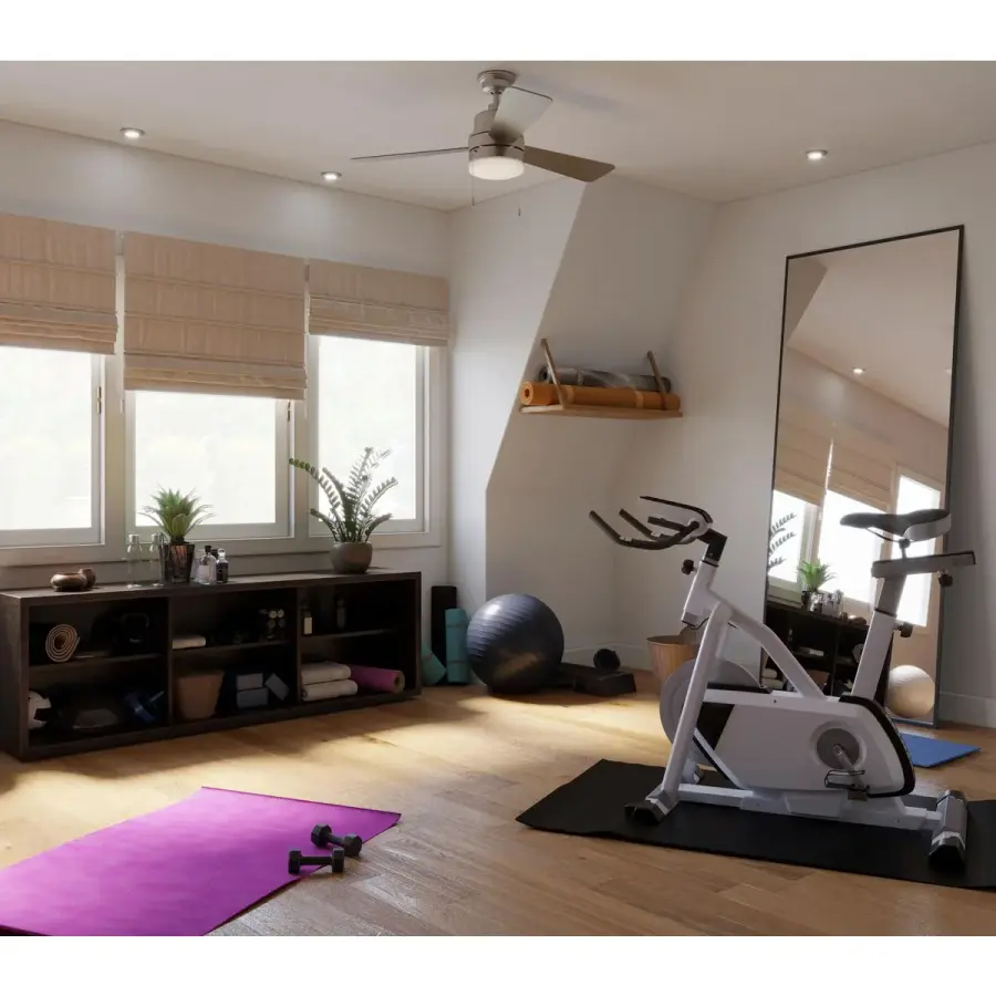 Modern 52" Ceiling Fan with Integrated Lighting for Comfortable Living Spaces - Image 5