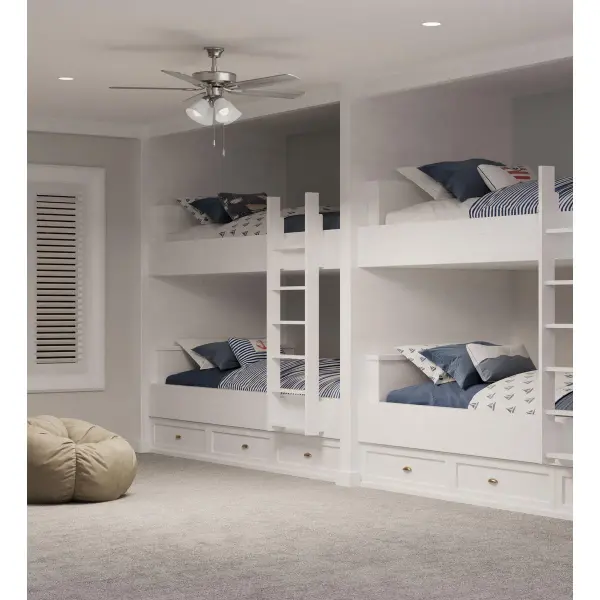 Versatile 52" Transitional Ceiling Fan with Integrated LED Lighting - Image 6