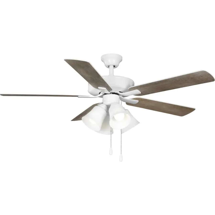 Versatile 52" Transitional Ceiling Fan with Integrated Lighting - Image 1