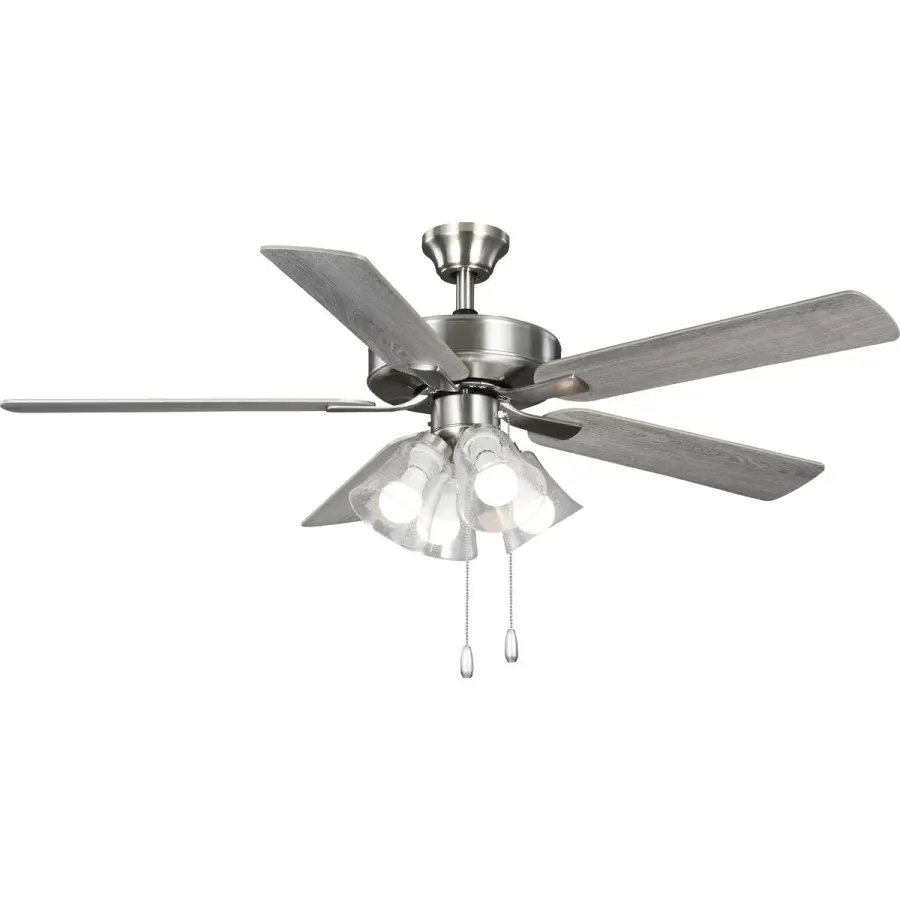 Versatile 52" Ceiling Fan with Integrated Lighting for Modern Comfort - Image 1