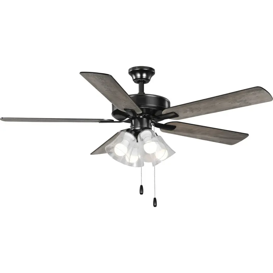 Versatile 52" Ceiling Fan with Integrated Lighting for Modern Comfort - Image 2