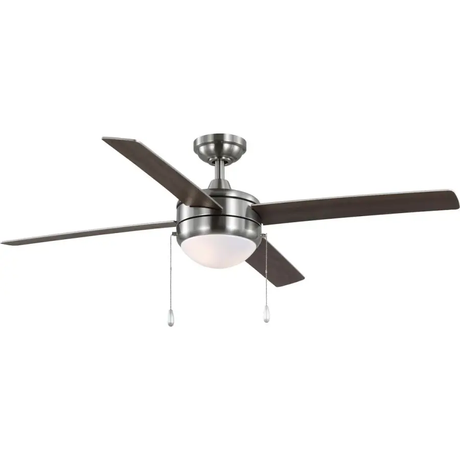 McLennan II 52" Four-Blade Ceiling Fan with LED Light Kit - Image 1