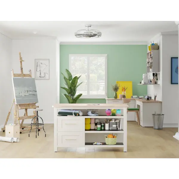 Compact Transitional Fan Perfect for Smaller Spaces - Image 8