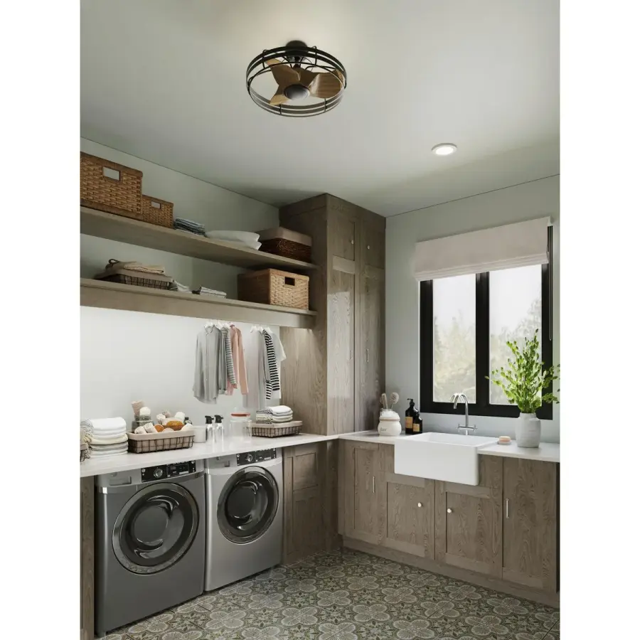 Compact Transitional Fan Perfect for Smaller Spaces - Image 9