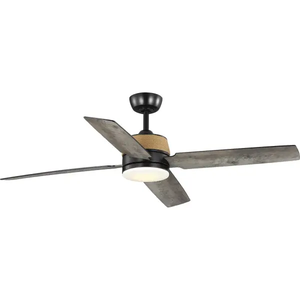 Shaffer II 56" Four-Blade Ceiling Fan with Integrated LED Light - Image 3