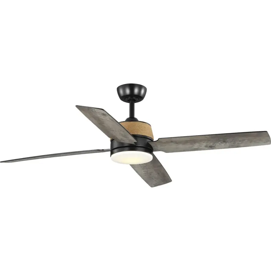 Shaffer II 56" Four-Blade Ceiling Fan with Integrated LED Light - Image 3