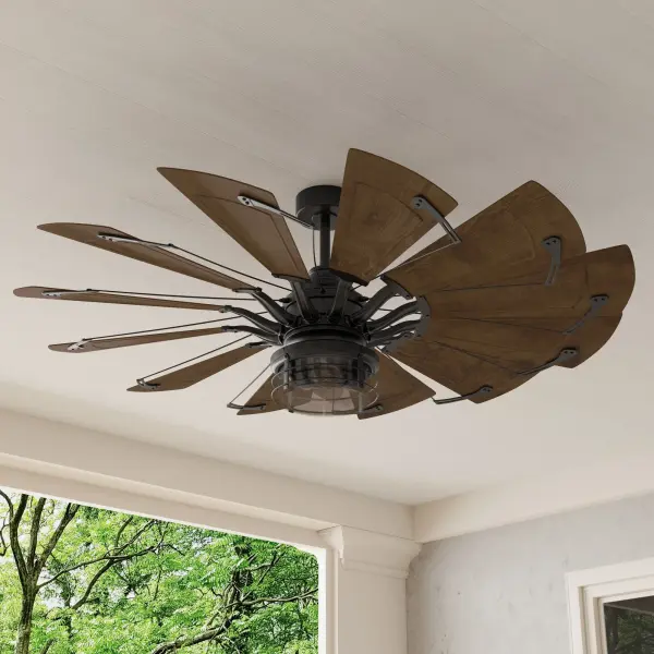 Springer II 60-Inch Twelve-Blade Windmill Ceiling Fan - Image 1