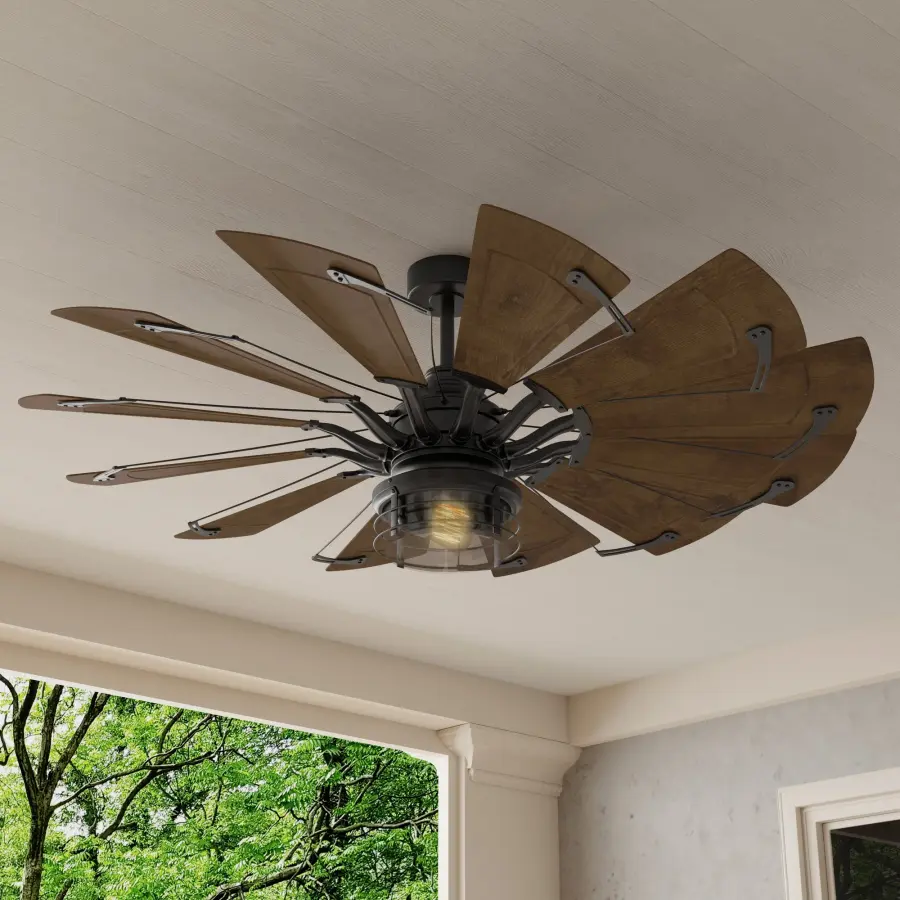 Springer II 60-Inch Twelve-Blade Windmill Ceiling Fan - Image 2