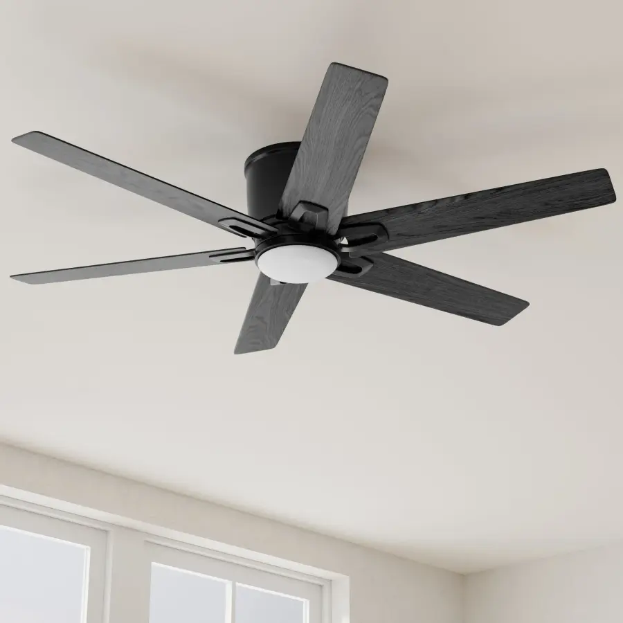 Bexar 54" Six Blade Ceiling Fan with Integrated LED Light - Image 1