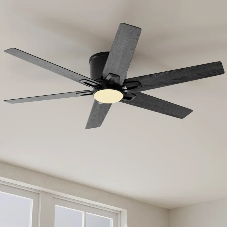 Bexar 54" Six Blade Ceiling Fan with Integrated LED Light - Image 2