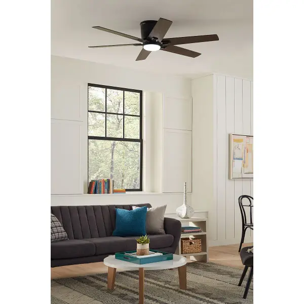 Bexar 54" Six Blade Ceiling Fan with Integrated LED Light - Image 5