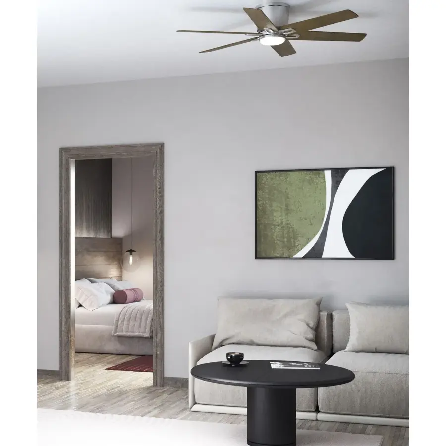 Bexar 54" Six Blade Ceiling Fan with Integrated LED Light - Image 6
