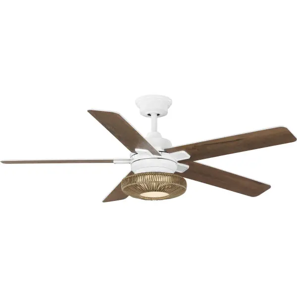 Schaal 52" Five-Blade Ceiling Fan with Integrated LED Light - Image 3