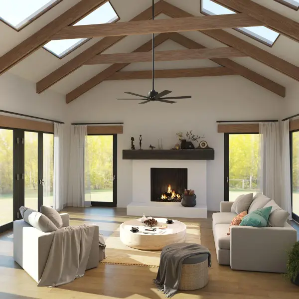 Schaal 52" Five-Blade Ceiling Fan with Integrated LED Light - Image 5