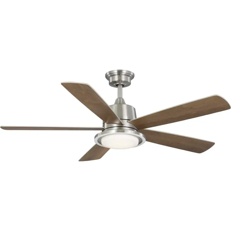 Tarsus 52" 5-Blade Ceiling Fan in Brushed Nickel