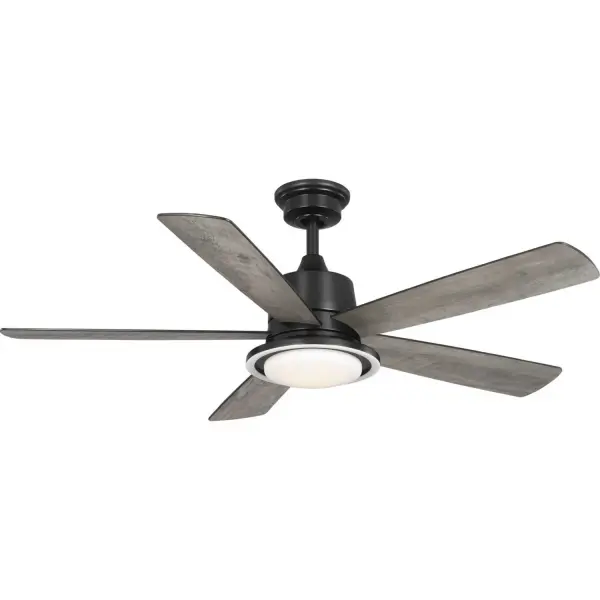 Collection: Tarsus Finish: Matte Black Glass: White Opal Width: 52.00" Height: 14.75" Number of Bulbs: 1 Maximum Wattage: 25.00 W Bulb Type: LED Safety Rating: Dry