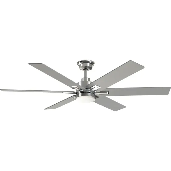 Dallam 60" Six-Blade Ceiling Fan with Integrated LED Light - Image 3