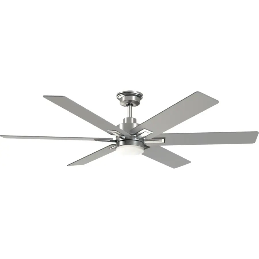 Dallam 60" Six-Blade Ceiling Fan with Integrated LED Light - Image 3