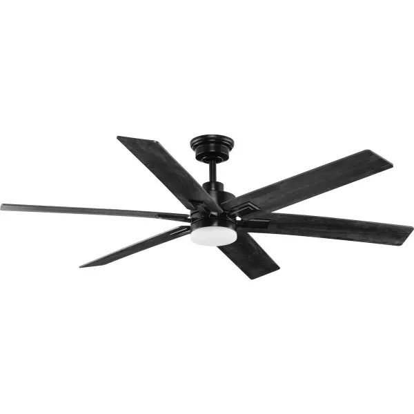 Dallam 60" Six-Blade Ceiling Fan with Integrated LED Light - Image 4