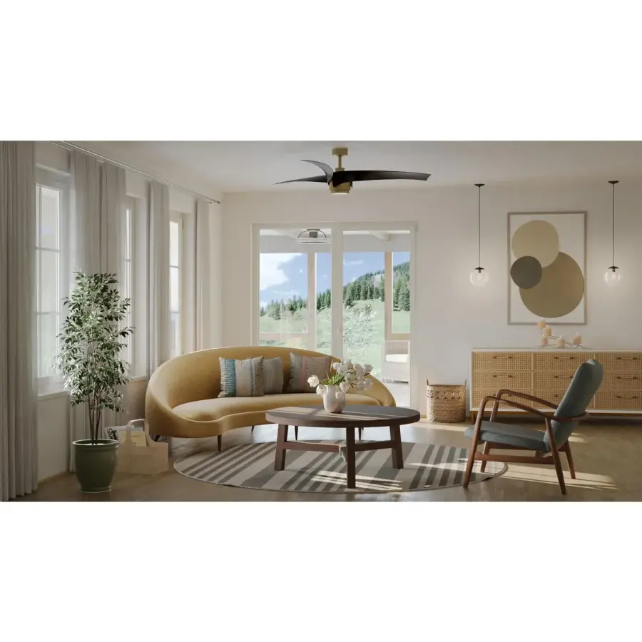 Insigna 60-Inch Three-Blade Ceiling Fan - Image 4