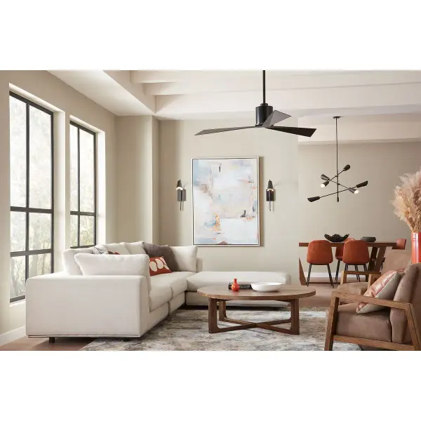 Paso 60-Inch Three-Blade Ceiling Fan with Remote Control - Image 7
