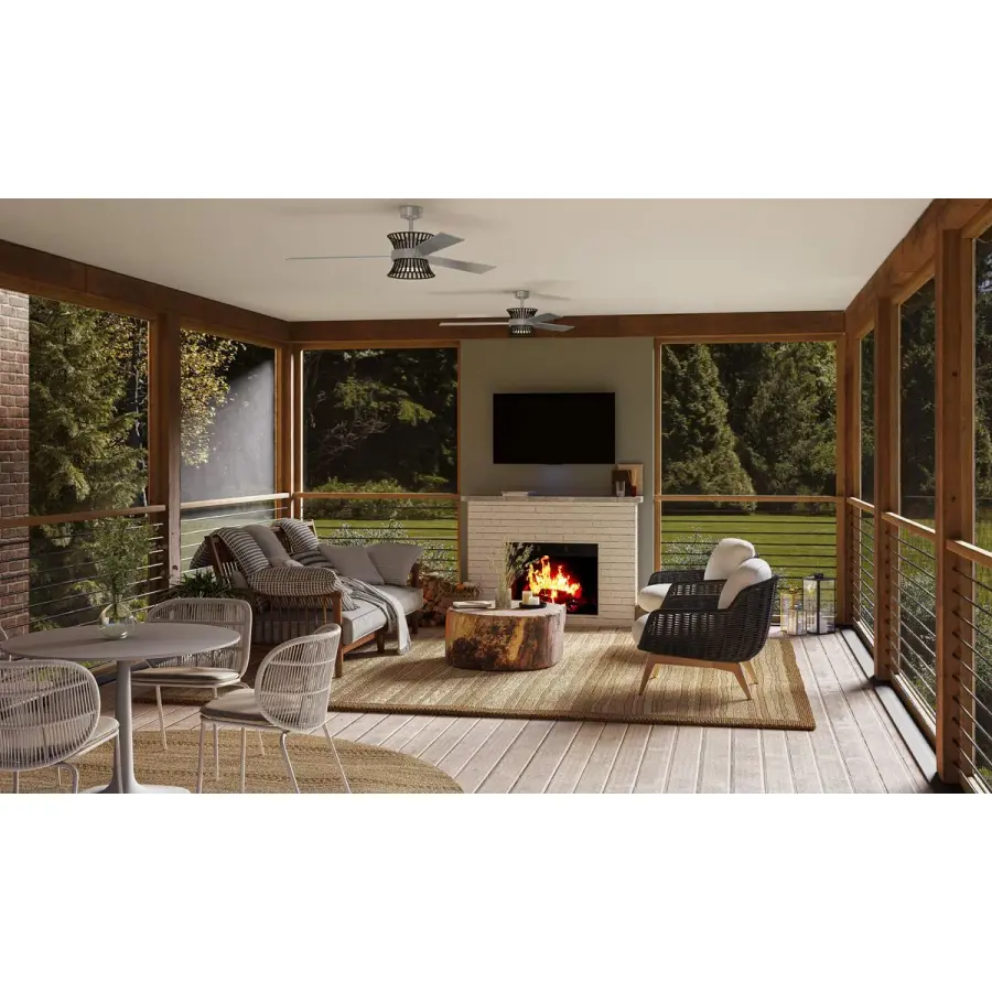 Bisbee 55" Three-Blade Ceiling Fan - Image 9